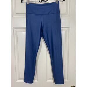 Zyia Active High Waisted Leggings Athletic Yoga Blue Womens 6-8 Medium Travel